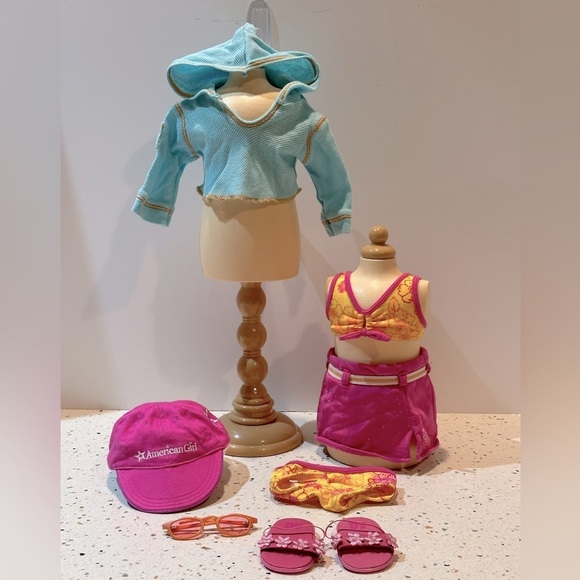 Vintage American Girl Doll 2005 Seaside Wardrobe Outfit Only - Picture 1 of 13